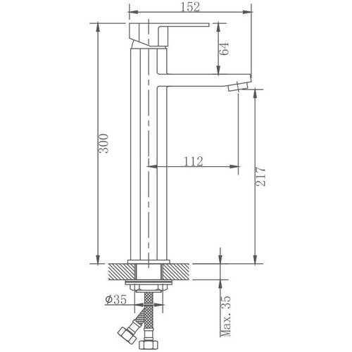 Смеситель для раковины Haiba HB11806