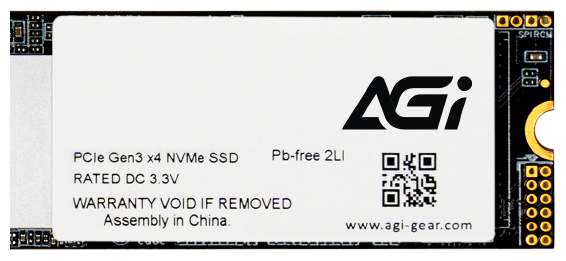 Жесткий диск SSD AGI M.2 2280 512GB AGI AI218 Client SSD