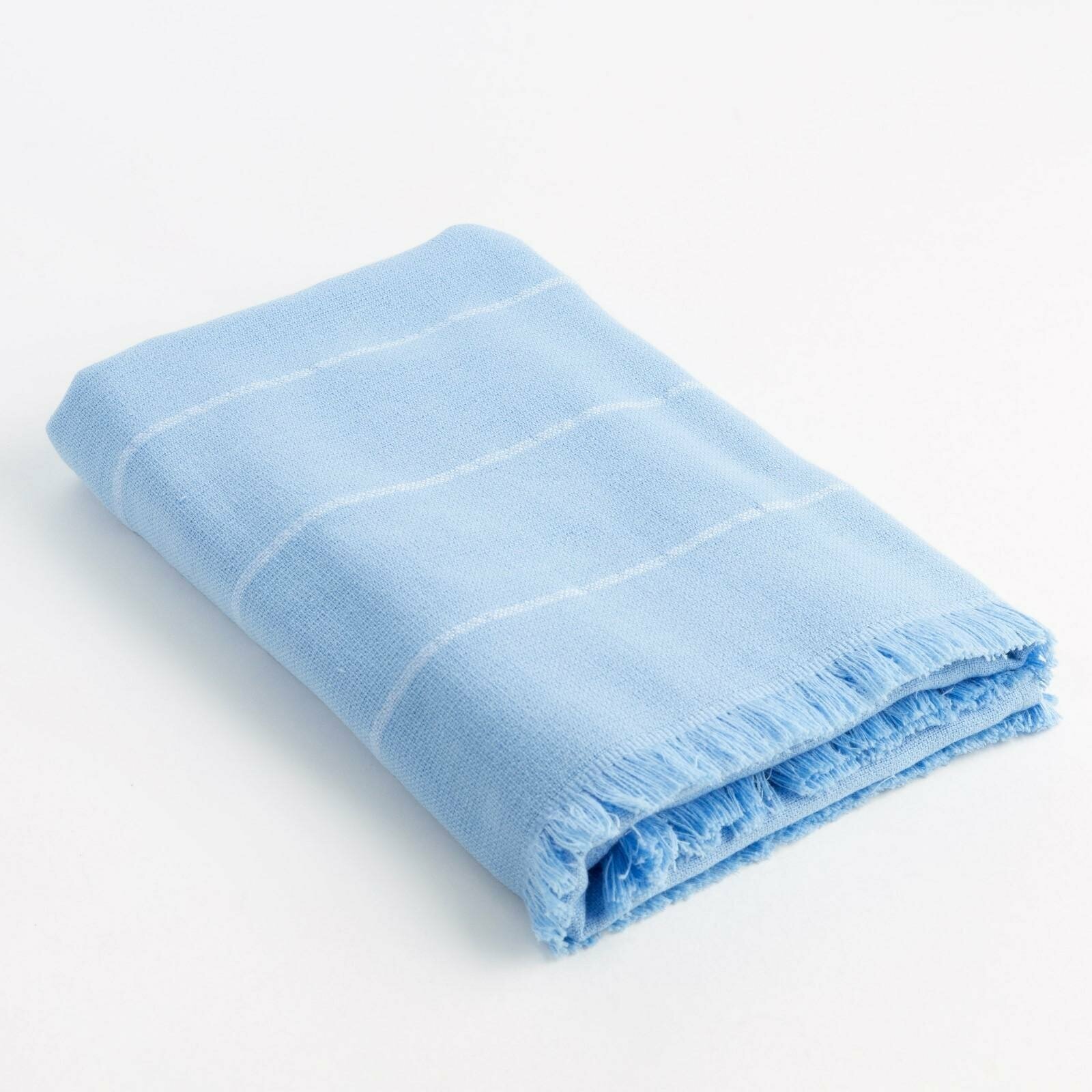 Полотенце Этель Комфорт для рук и лица, 50x90см, голубой - фотография № 6