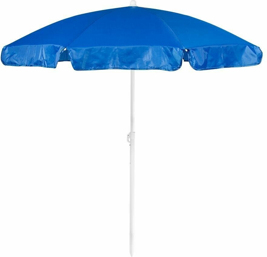 Зонт пляжный "викэнд 32" , d 1,8 м. (диаметр купола), высота 2 м., с регулировкой высоты, оксфорд 200d, синий - фотография № 2