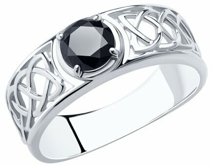 Кольцо Diamant, серебро, 925 проба, фианит