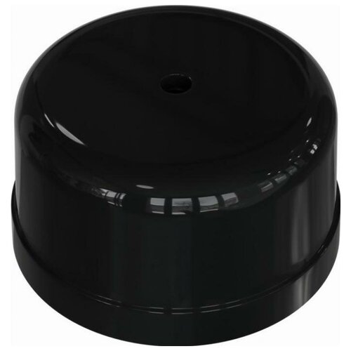 Коробка установочная Мезонинъ Усадьба 78x78 круглая IP20 черная для открытой проводки 322₽