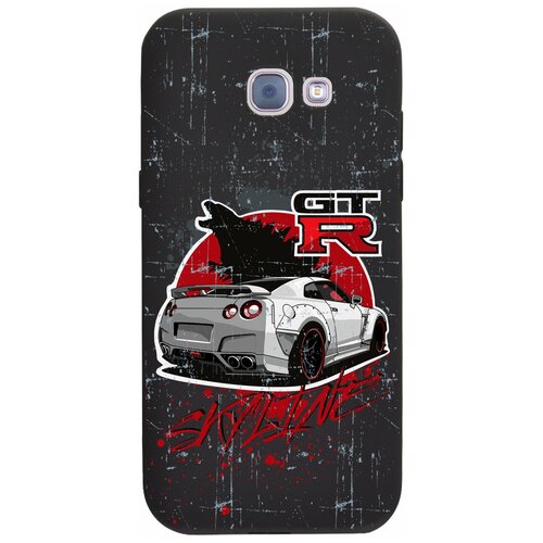 Силиконовый чехол Mcover для Samsung Galaxy A5 с рисунком Машина Nissan GTR Skyline противоударный чехол с защитой камеры mcover на samsung galaxy s20 с рисунком машина nissan gtr skyline