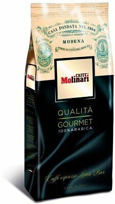 Кофе в зернах Molinari Gourmet 100% Arabica 1кг (7421)
