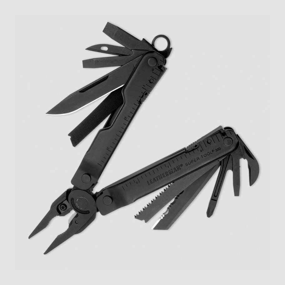 Мультитул LEATHERMAN Super Tool 300, 19 функций, черный [831151] - фото №12