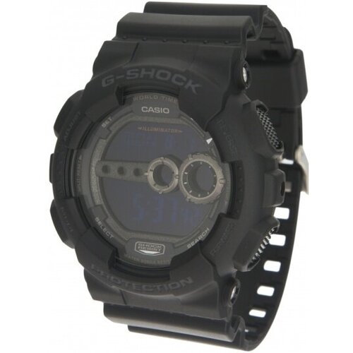 Наручные часы CASIO G-Shock GD-100-1B, черный наручные часы casio g shock gd 100 1b черный