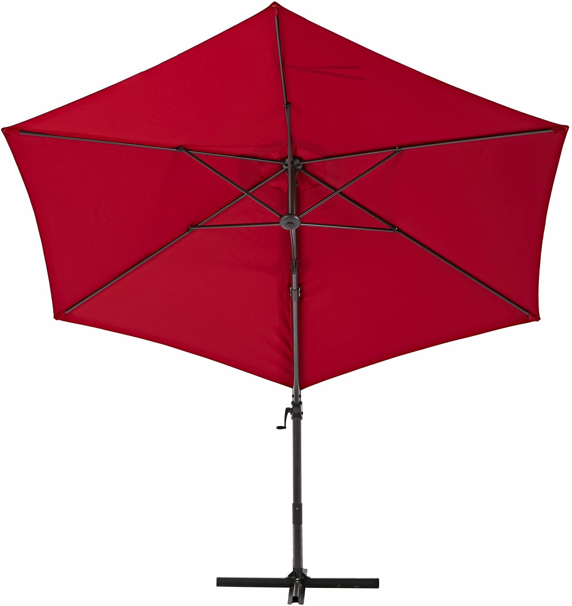 Садовый зонт Naterial Avea 290 h251 см красный - фотография № 4