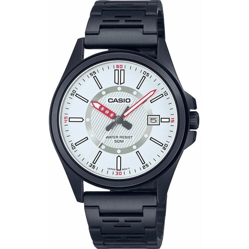 Наручные часы CASIO Collection MTP-E700B-7E, черный, белый