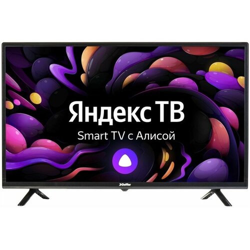 Телевизор Doffler 32KHS57, 32, 1366x768, DVB-S2/S/T2/T/C, HDMI 2, USB 1, Smart TV, черный