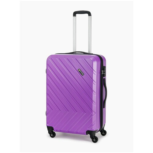 Чемодан Sun Voyage, 65 л, размер M, фиолетовый чемодан sun voyage 33 л размер s фиолетовый
