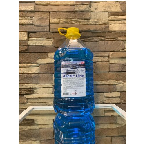 Незамерзайка, Жидкость для стеклоомывателя Arctic Line, синяя, без запаха, -30°C, 5 л.