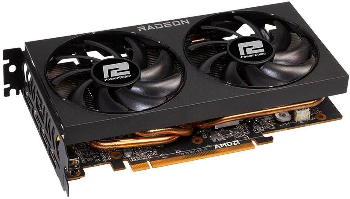 Видеокарта 8 Gb PowerColor Radeon RX 6600 (AXRX 6600 8GBD6-3DH) RTL