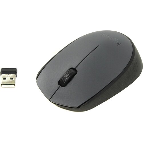 Мышь компьютерная Logitech беспроводная M170 Gray 910-004646 124300₽