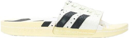 Шлепанцы adidas ADILETTE SUPERSTAR, размер 4 UK, белый, черный