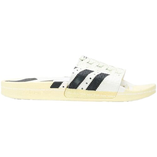 Шлепанцы adidas ADILETTE SUPERSTAR, размер 7 UK, белый, черный