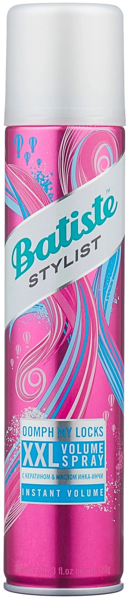 Batiste XXL Volume Spray Спрей для экстра объема волос 200 мл (Batiste, ) - фото №8