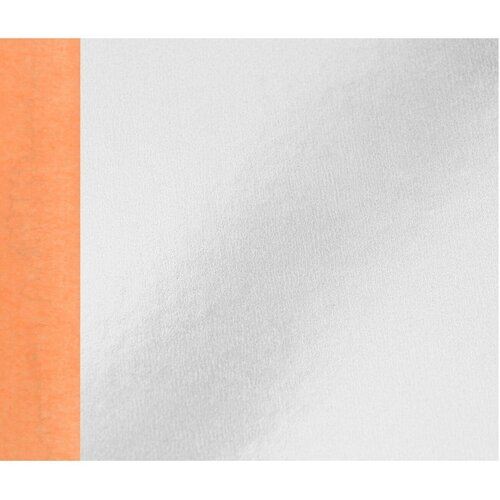 Поталь в книжке 14 х 14 см, 25 листов, серебряная