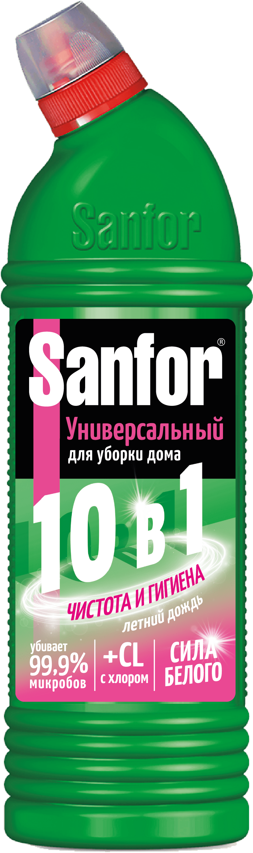 Гель Universal 10 в 1 Летний дождь Sanfor, 1 л, 1 кг - фотография № 10