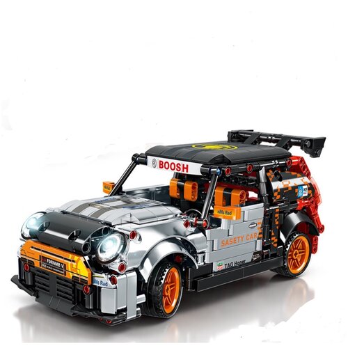 Конструктор 8207 спортивная машина Mini Cooper, с механизмом PULL BACK конструктор lego speed champions 75908 феррари 458 италия gt2 153 дет