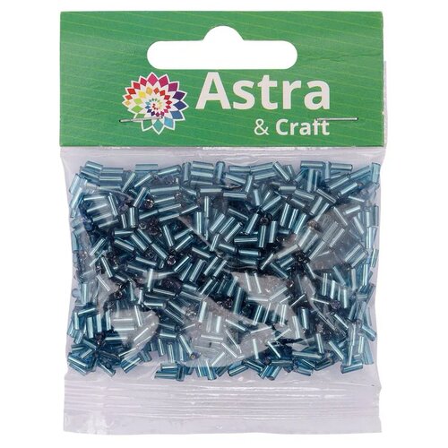 Astra&Craft стеклярус глянцевый 675290, 10 упаковок 20 г