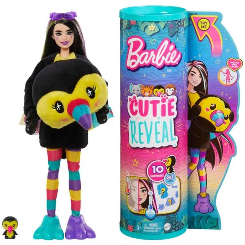 Кукла Mattel Barbie Barbie Cutie Reveal, HKR00 синий/красный