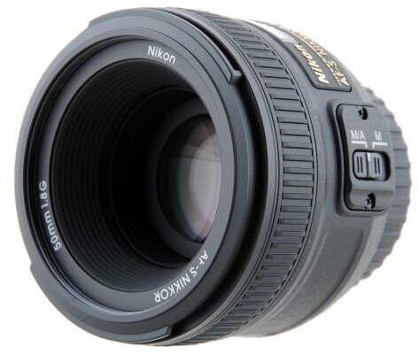 Объектив Nikon 50mm f/1.8G AF-S Nikkor, черный