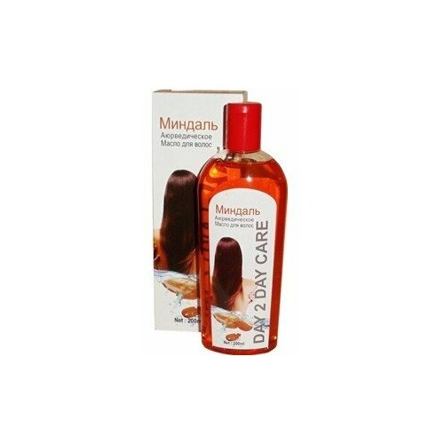 Ayurvedic Hair Oil ALMOND Day 2 Day Care Аюрведическое Масло для Волос миндаль Дэй Ту Дэй Кэр 200 мл 541₽