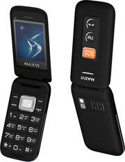 Телефон MAXVI E5, 2 SIM, черный