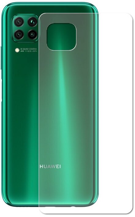 Гидрогелевая пленка LuxCase для Huawei P40 Lite 0.14mm Back Transparent 86128 - фотография № 2