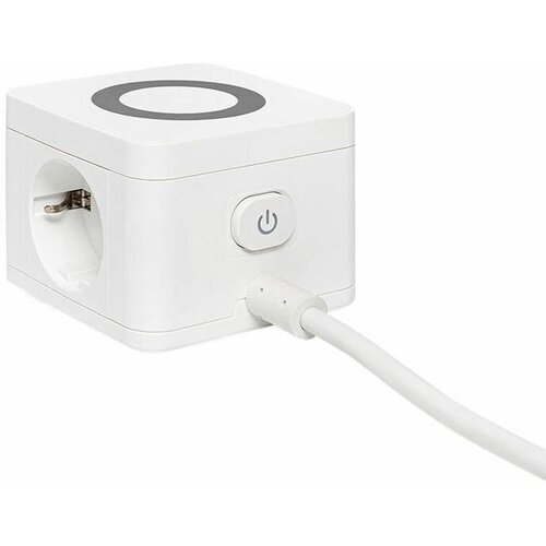 Удлинитель «Куб» 2х1.3м 3USB 2.4А+зарядное устройство 1кв. мм EKF UBA-CUB-3-WC