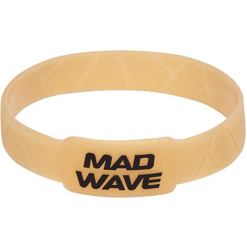 Браслет MAD WAVE, 1 шт., размер 16 см, размер one size, диаметр 5 см, золотистый браслет mad wave 1 шт размер 16 см размер one size диаметр 5 см голубой