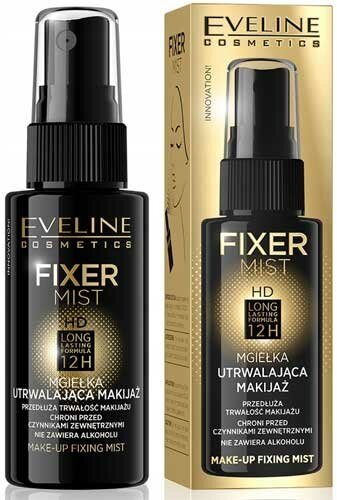 Eveline Спрей-фиксатор для макияжа Fixer Mist 12H без спирта, 50 мл