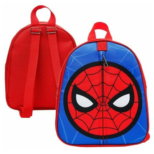 Рюкзак детский, на молнии, 23х27 см, Человек-паук, 1 шт.