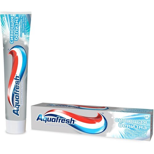 Набор из 3 штук Зубная паста Aquafresh Сияющая белизна 100мл