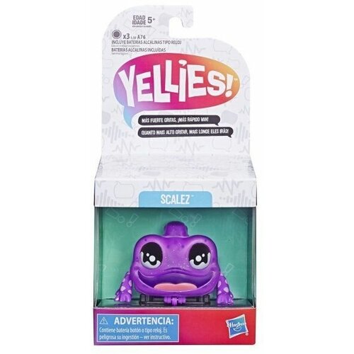 Hasbro Yellies - Интерактивная игрушка Ящерица, 1 шт