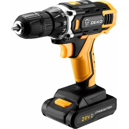 Аккумуляторная дрель-шуруповерт DEKO DKCD20FU-Li электроинструмент подарок на день рождения мужчине любимому папе дедушке парню 690000₽