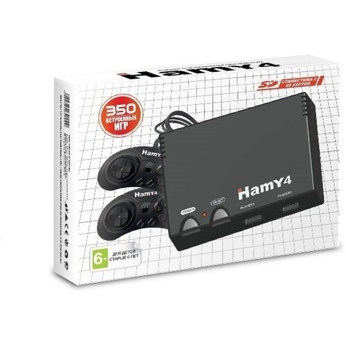 Игровая приставка HAMY 4 Черная (+350игр) игровая приставка hamy 4 black super с 2350 играми в комплекте