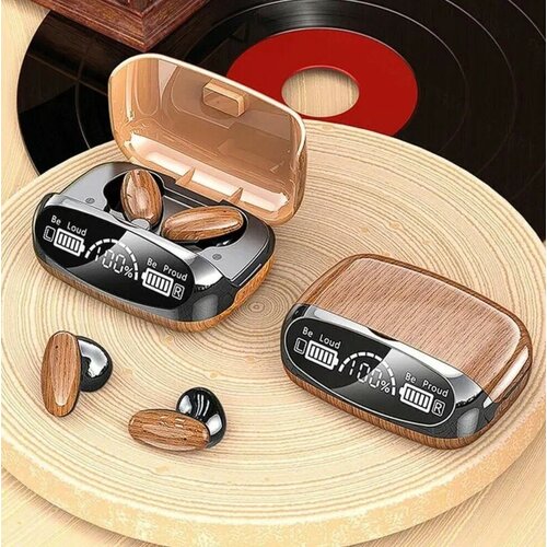 Беспроводные Bluetooth наушники M35 КоричневыйДеревоDAMIX GOOD SOUND QUALITYWOOD MATERIAL 135000₽