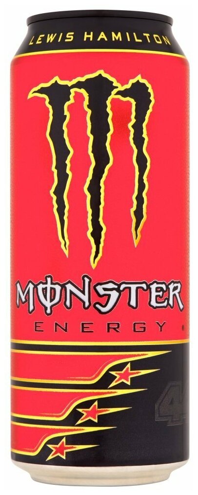Энергетический напиток Monster Energy Lewis Hamilton 44 (LH-44) - Льюис Хэмилтон (Польша), 500 мл - фотография № 1