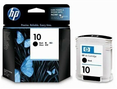 Картридж HP C4844A № 10 black для HP Business inkjet 1000, 1100, 1200, 2000, 2200, 2230, 2250, 2280, 2280tn, 2300, 2500, 2600, 2600dn, 2800, 3000, Color Inkjet CP1700, CP1700d, Designjet 500, 800, Officejet 9110, 9120, 9130, pro K850 (69 мл.)