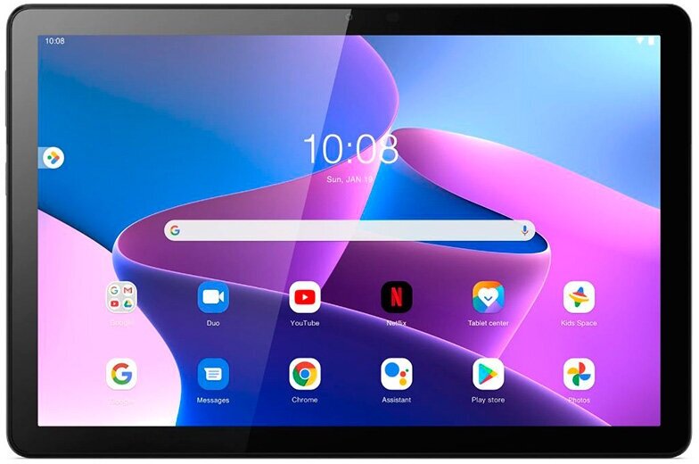 Планшет Lenovo Tab M10 HD Gen 3 TB328XU Grey ZAAF0032RU (Unisoc T610 1.8GHz/4096Mb/64Gb/Wi-Fi/Bluetooth/Cam/10.1/1920x1200/Android)