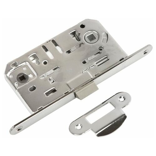 Защелка сантехническая, межкомнатная с пластиковым язычком Денали 18.96 цвет хром