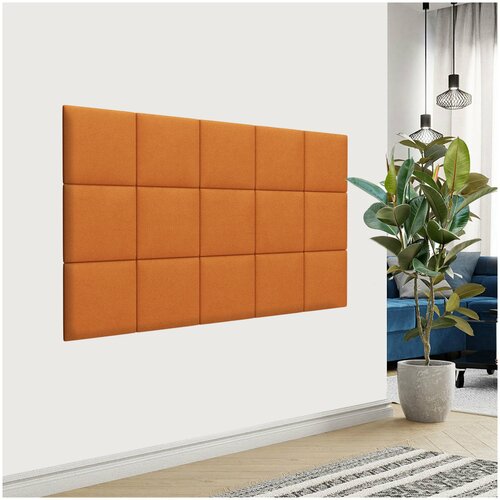 Стеновая панель Velour Orange 30х30 см 4 шт.