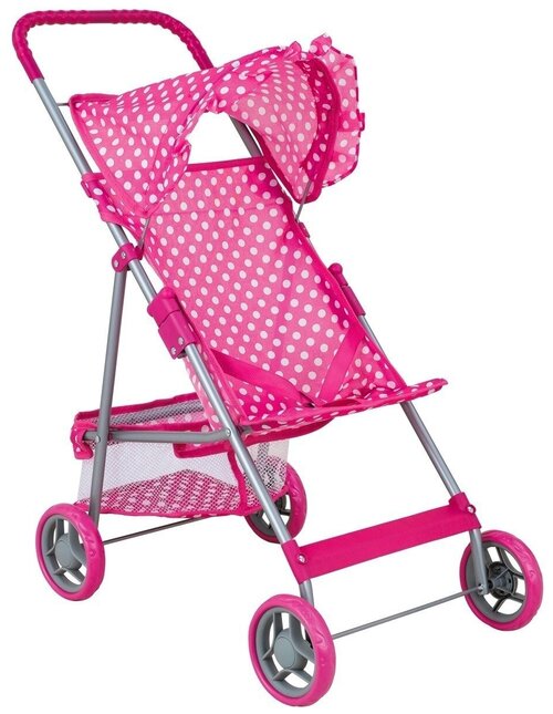 Прогулочная коляска Buggy Boom Mixy (8008) розовый/горошек