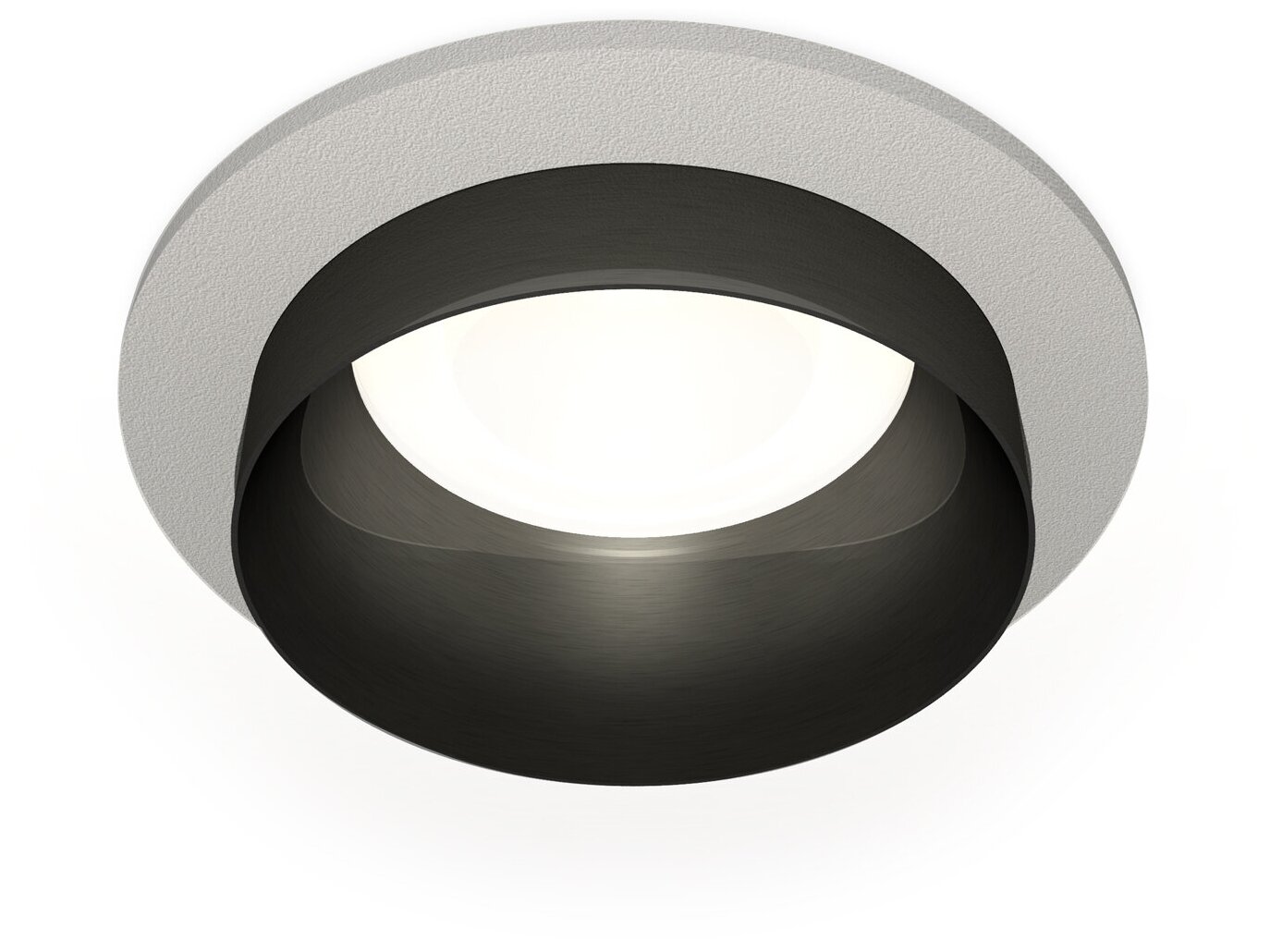 Встраиваемый светильник XC6514021 SGR/PBK серый песок/черный полированный MR16 GU5.3 (C6514, N6131)