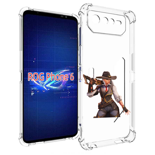 Чехол MyPads overwatch для Asus ROG Phone 6 задняя-панель-накладка-бампер чехол mypads fortnite 2 для asus rog phone 6 задняя панель накладка бампер