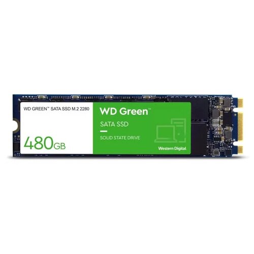 Твердотельный накопитель Western Digital 480 ГБ M.2 WDS480G3G0B накопитель ssd wd original sata iii 240gb wds240g2g0b green m 2 2280