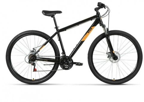 Altair Горный велосипед AL 29 D (29" 21 ск. рост. 17") 2022, черный/оранжевый, RBK22AL29241