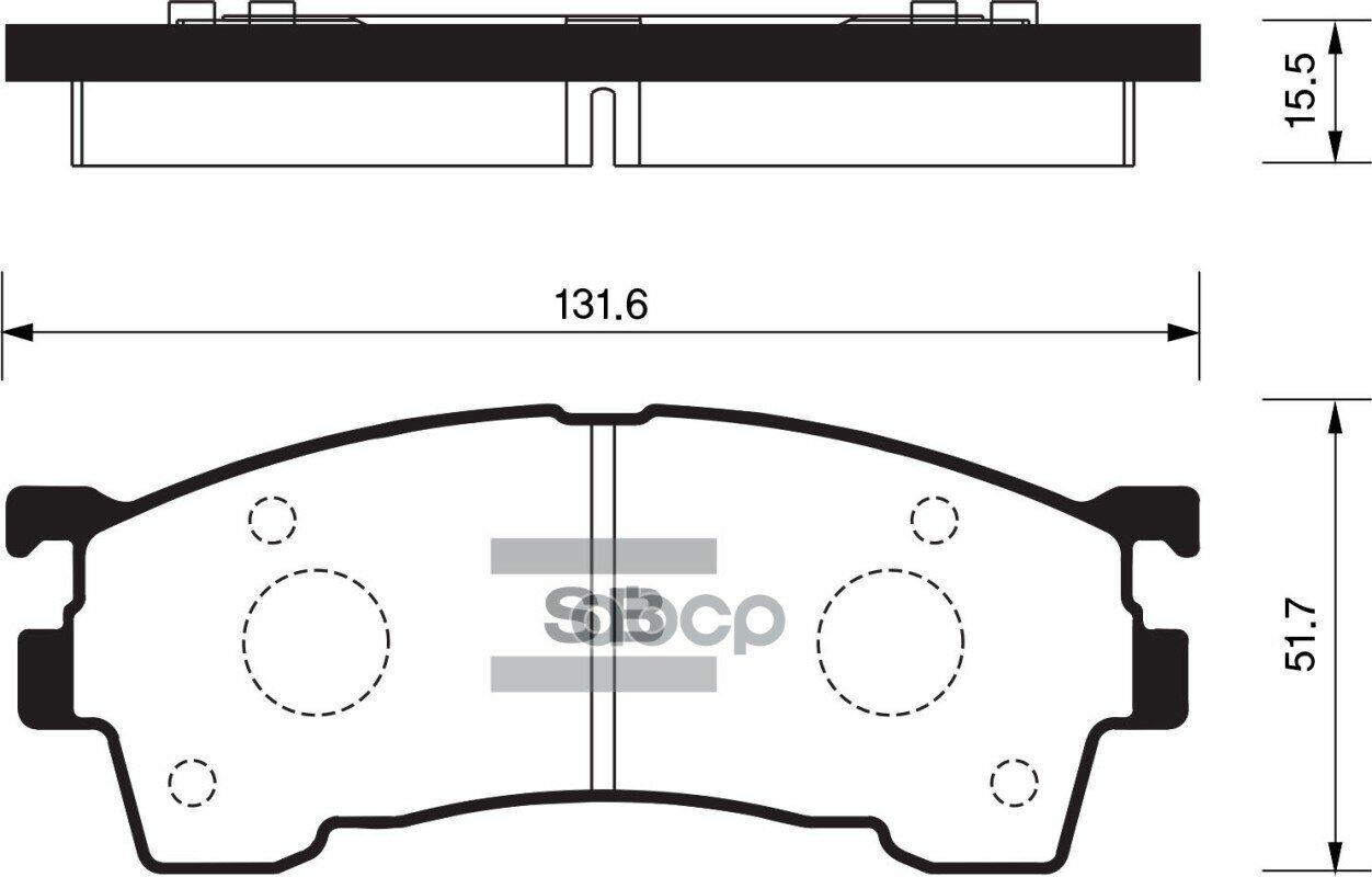 Тормозные Колодки Дисковые Sp2018 Sangsin brake арт. SP2018