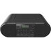 Аудиомагнитола Panasonic RX-D550E-K черный 20Вт/CD/CDRW/MP3/FM(dig)/USB/BT